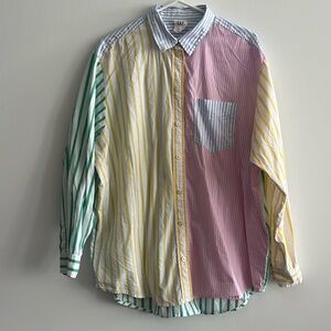 Gap Multi Coloured Striped Button Shirt